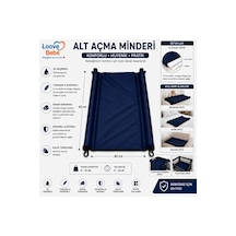 Bebek Alt Açma Minderi Bakım Örtüsü Silenebilir Kolay Kullanım 65 X40 Cm Lacivert