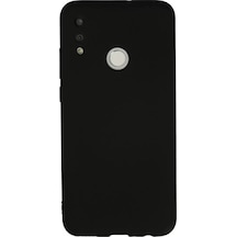 Newface Huawei P Smart 2019 Kılıf Nano İçi Kadife Silikon - Siyah