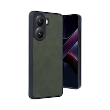 Xiaomi Poco X7 Pro Kılıf Aras Deri Kapak - Koyu Yeşil 0.2M-Çok Renkli