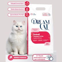 Dream Cat Bebek Pudrası Kokulu Kedi Kumu 20 L