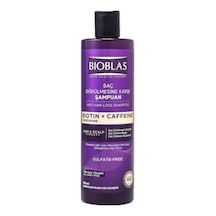 Biotin Kafein Arjinin Şampuan Saç Dökülmesine Karşı Güçlü Bitkisel Formül, Sülfatsız, Bıocomplex B19 İle, 400 Ml