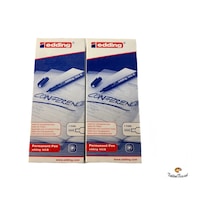 Edding 143b Asetat Kalem Kesik Uç 1-3 MM 10'lu Kutu Siyah
