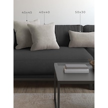 Tr Soft Series Badem Ezmesi Rengi Kırlent Kılıfı, 50x30 Cm Genel