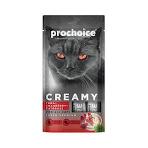 Prochoice Creamy Ton Balıklı Kızılcıklı Ve Kedi Otlu Sıvı Kedi Ödül Maması 4x15 Gr