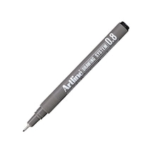 Artline Çizim Kalemi 0.8 Mm Siyah Ek238
