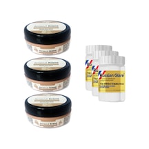 Three Brand 50 Ml Arnavut Aklık Kremi 3 Adet + Russıan Glare Tüy Dökücü Azaltıcı Merhem 50 Ml 3 Ad