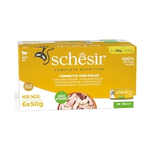 Schesir Ton Balıklı Ve Tavuklu Jöleli Kedi Konservesi 6 X 50 Gr 6 Al 5 Öde