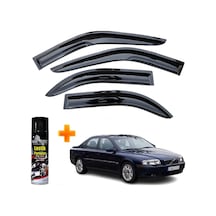 Volvo S80 Mügen Cam Rüzgarlığı 1999-2006 Arası 4 Lü Takım +500ml Lastik Parlatıcı