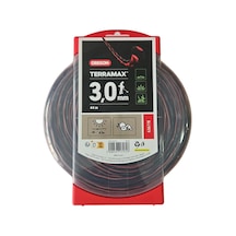 Oregon Misina 3.0mm 44m Siyah Kırmızı Burgulu