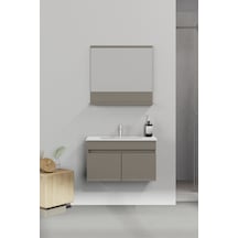 Biani Tome 80 Cm Banyo Dolabı Renk Latte
