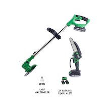 Dawreek GREEN21 İkili Tırpan Seti Şarjlı Tırpan + Testere