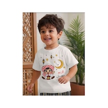 Stil X Ramazan Bayramı Baskılı Erkek Çocuk Tshirt, %100 Pamuklu Kumaş Beyaz-6