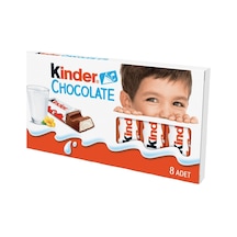 Kinder Çikolata 100 G Sütlü 5'li Avantaj Paketi - 5 Adet Tarı