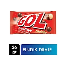 Tadelle Gol Sütlü Çikolata Kaplı Fındık Draje 36 Gr X 12'li Paket 4'li Paket