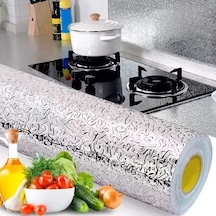Yapışkanlı Mutfak Folyo Gümüş 40 Cm X 10 M
