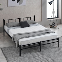 Unimet Titan Çift Kişilik Metal Karyola 160x200 - Siyah