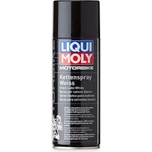 Liqui Moly Chain Lube White / Tam Sentetik Zincir Yağlama Spreyi 400ML