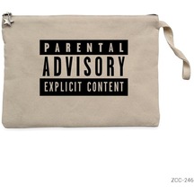 Parental Advisory Clutch Astarlı Cüzdan / El Çantası