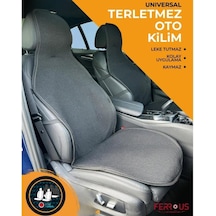 Oto Koltuk Koruyucu Kılıf Terletmez Kilim Seti 2 Ön+1 Arka 3lü Set Universal Siyah