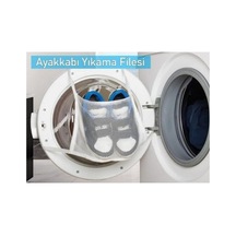 Hassas Giysi Koruma Kılıfı Örgülü Makine Torbası Bot Temizleme Ağı 2 Li Gri
