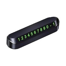 Araç İçi Telefon Numarası Gösterici Aç Kapa Telefon Numaratörü Ahşap