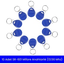 10 Adet Sarkey Sr-601 Mifare Anahtarlık - Rfıd Tag - Göstergeç - 13,56 Mhz-178