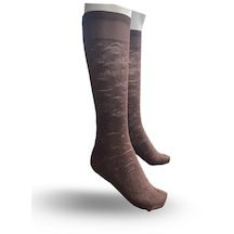 Daymod Kadın Almina 80 Denye Dizaltı Çorap-Kahve-Standart
