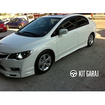 Kit Garaj Honda Civic Yan Marşpiyel Plastik Boyasız