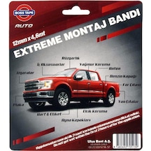 Geseus Boss Extreme Çok Güçlü Oto Aksesuvar Montaj Bandı 12 MMx4.6