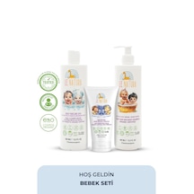 Le Natura Hoş Geldin Bebek Seti Organik Bebek Şampuanı - Pişik Kremi - Bebek Miseler Temizleme Suyu