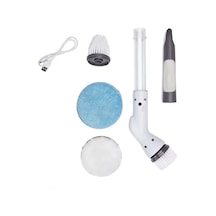 Çok Fonksiyonlu Elektrikli Temizleme Fırçası Usb Şarj Banyo