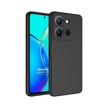 Vivo Y36 İçin Kılıf Groovy Soft Siyah Y36 İle Uyumlu Kılıf - Siyah 50 x 22