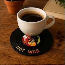 Bob Marley Make Love Not War Bardak Altlığı Rasta Dekoratif Hediye, Bmar091204 1