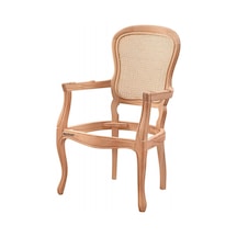 Masifart Renata Hasırlı Klasik Berjer Cilasız Ham Diğer