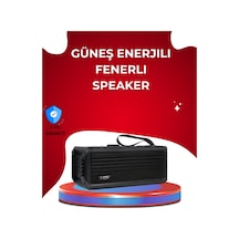 Tek J-ıpox P520 Solar Enerjili Bluetooth Hoparlör Fm Radyolu 8w Ses Najmaddin