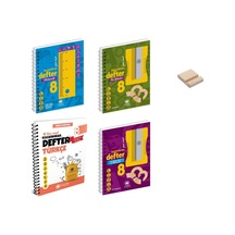 Lgs 8. Sınıf Matematik Fen Bilimleri Türkçe Ve İnkılap Kazandıran Defter 4lü Set Lgs 8. Sınıf Matematik Fen Bilimleri Türkçe Ve İnkılap Kazandıran Defter 4lü Set