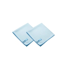 Perla Mikrofiber Kalın Cam Bezi Mavi 40 x 40 CM 2'li