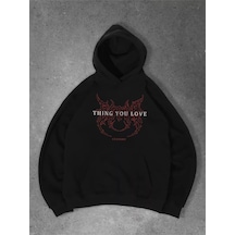 Startmore Unisex Thing You Love Sweatshirt Siyah Siyah