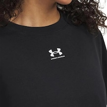 Under Armour Rival Boxy Solid Kadın Siyah Tişört