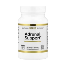 California Gold Nutrition, Adrenal Support With L-tyrosine, Rhodiola Extract, As-hw-aga-ndhaa Extract, And Eleuthero Extract, 60 Veg Capsules