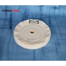 6 X 70 X Delik 20 - 22 Mm Delik Beyaz Polisaj Keçesi 150 Mm Extra Shine