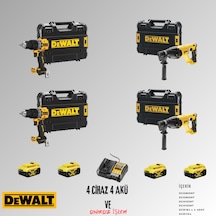Dewalt DCD805NT+ DCD805NT + DCH133NT + DCH133NTt 4 Adet 5 Amper Akü + Şarj Aleti Set