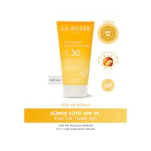 Yüksek Korumalı Güneş Koruyucu Süt Organik Kayısı Yağı İçeren Spf 30 150 Ml