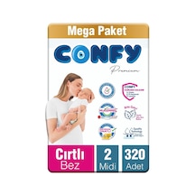 Confy Premium Bebek Bezi 2 Numara Mini 320 Adet