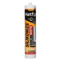 Hatfix Silikonize Mastik Beyaz 10 Adet Beyaz