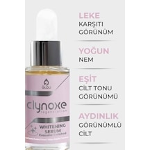 Clynoxe Whitening Serum, Aydınlatıcı & Cilt Tonu Görünümü Eşitleyici Yüz Serumu 30 Ml