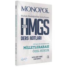 Hmgs Milletlerarası Özel Hukuk Ders Notları 2. Baskı Monopol Yayınları