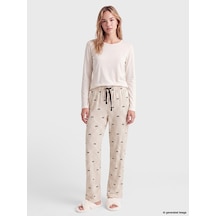Lcw Dream Siyah Beli Lastikli Kadın Pijama Altı 2'li
