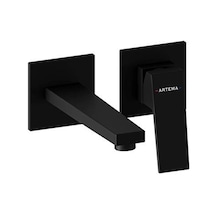Minimax Square Ank.lav.bat,kısa Mat Siyah A4359236 Ankastre Lavabo Bataryas Çok Renkli