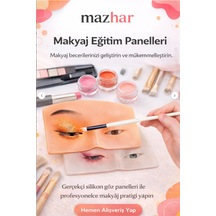 5d Silikon Makyaj Eğitim Yüzü Gerçekçi Makyaj Pratik Derisi Micropeeling Uyumlu